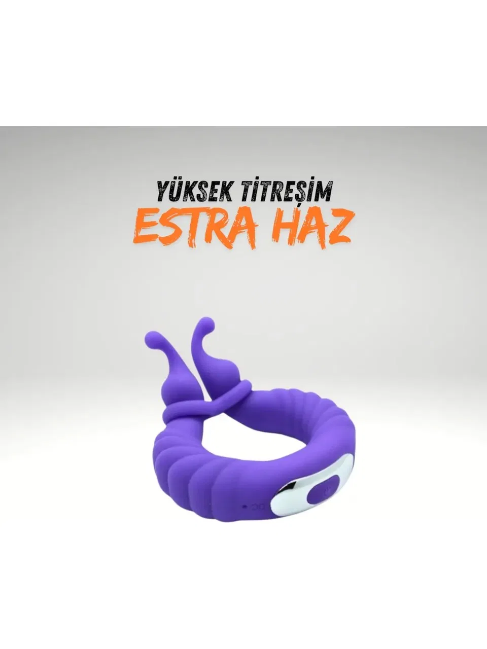 Sensvia uyarıcılı silikon titreşimli halka