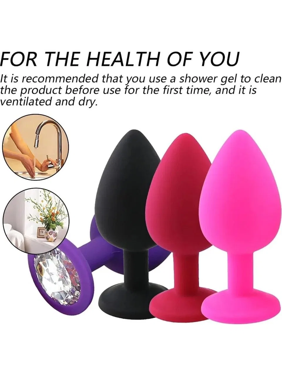 Sensvia silikon anal plug, S, 1 adet
